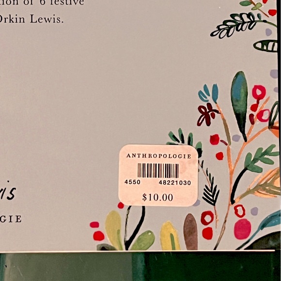 Anthropologie Christmas Holdiay Gift Labels x 2 - Picture 3 of 11